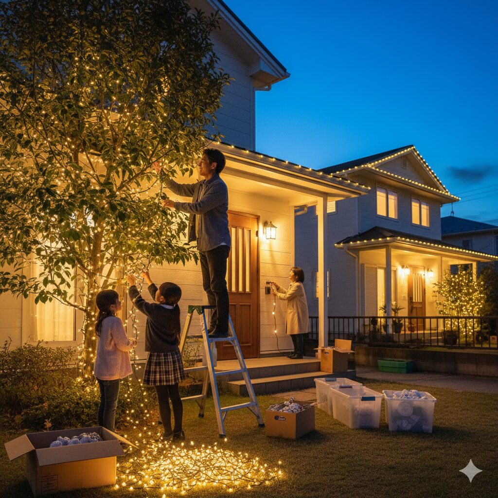 イルミネーションはいつから飾るのが一般的?