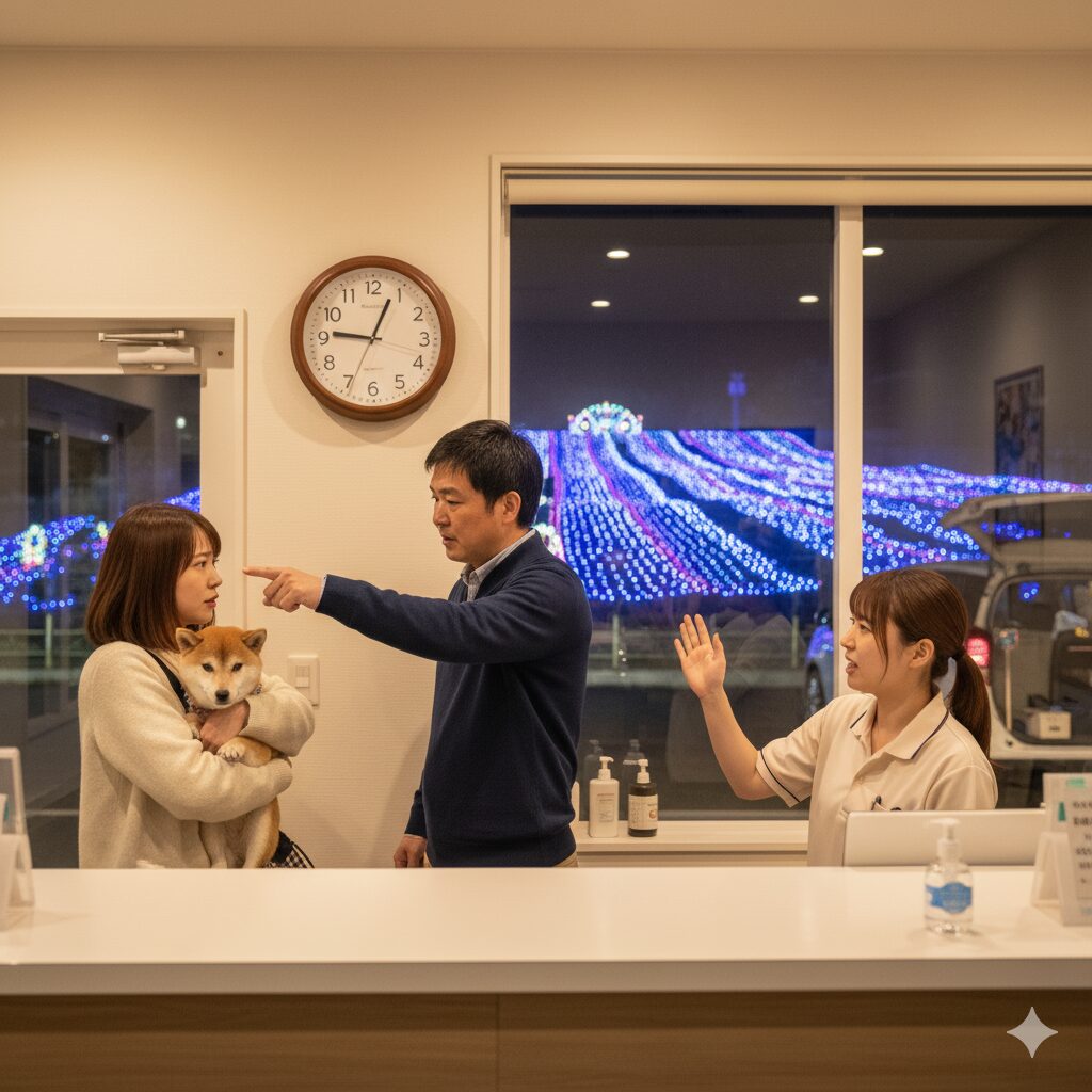 イルミネーション期間中のペット預かりは時間管理が鍵