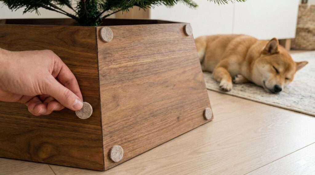 ペットや床を守る安全対策と100均フェルト活用