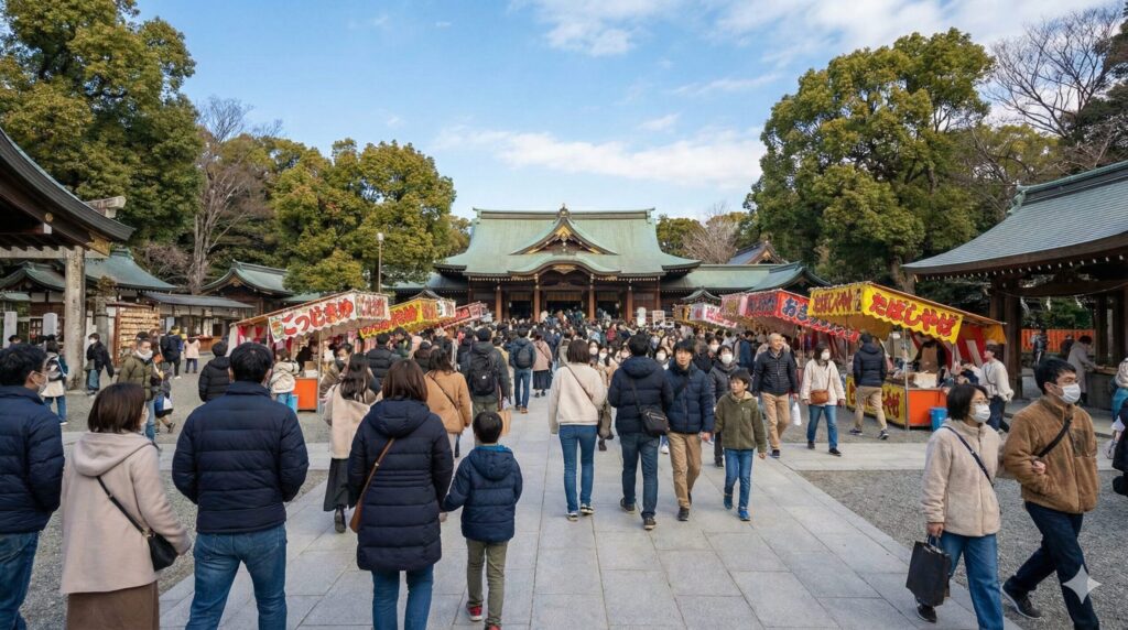 1月4日の混雑状況は日曜日で変化