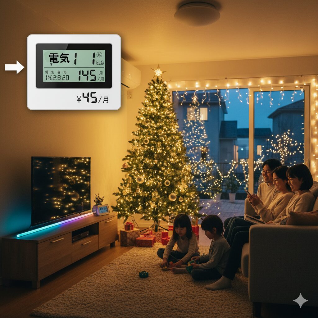 イルミネーションの電気代はいくら?
