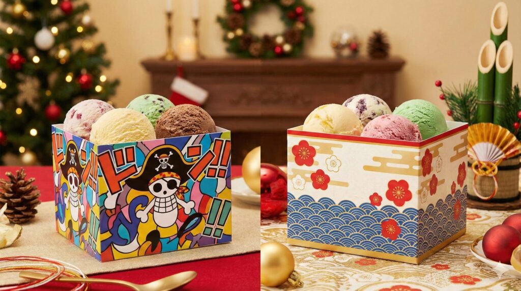 ワンピース等のコラボや正月限定BOX