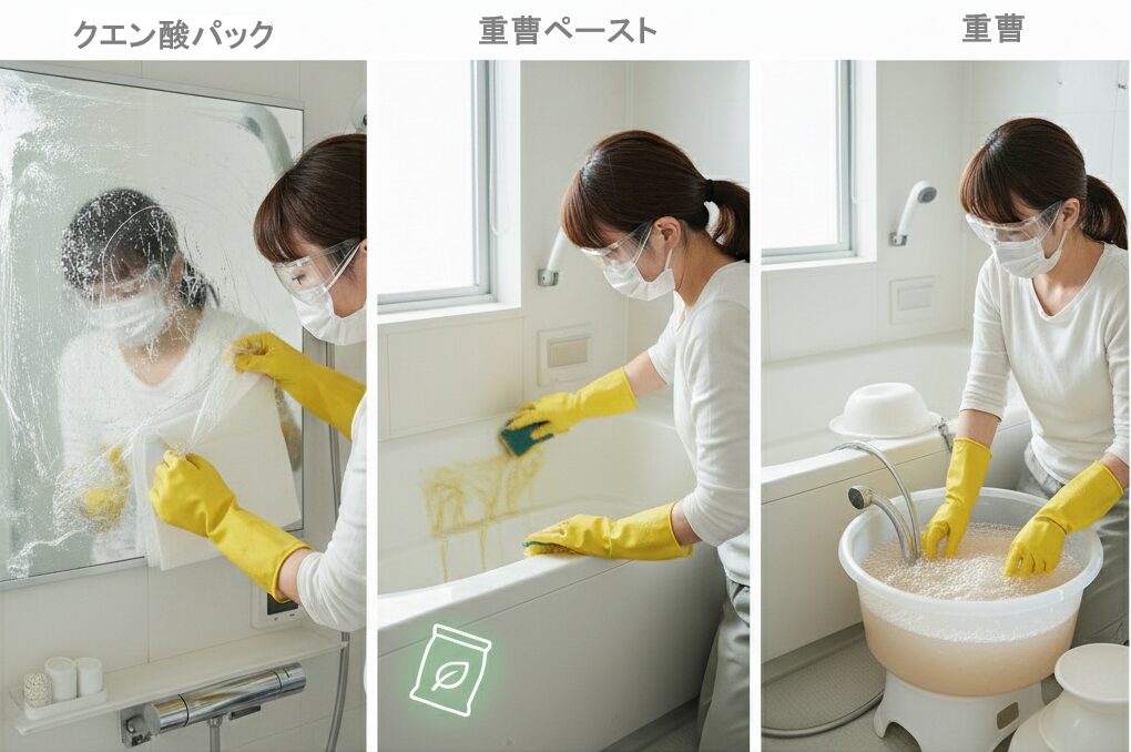 クエン酸と重曹の活用術