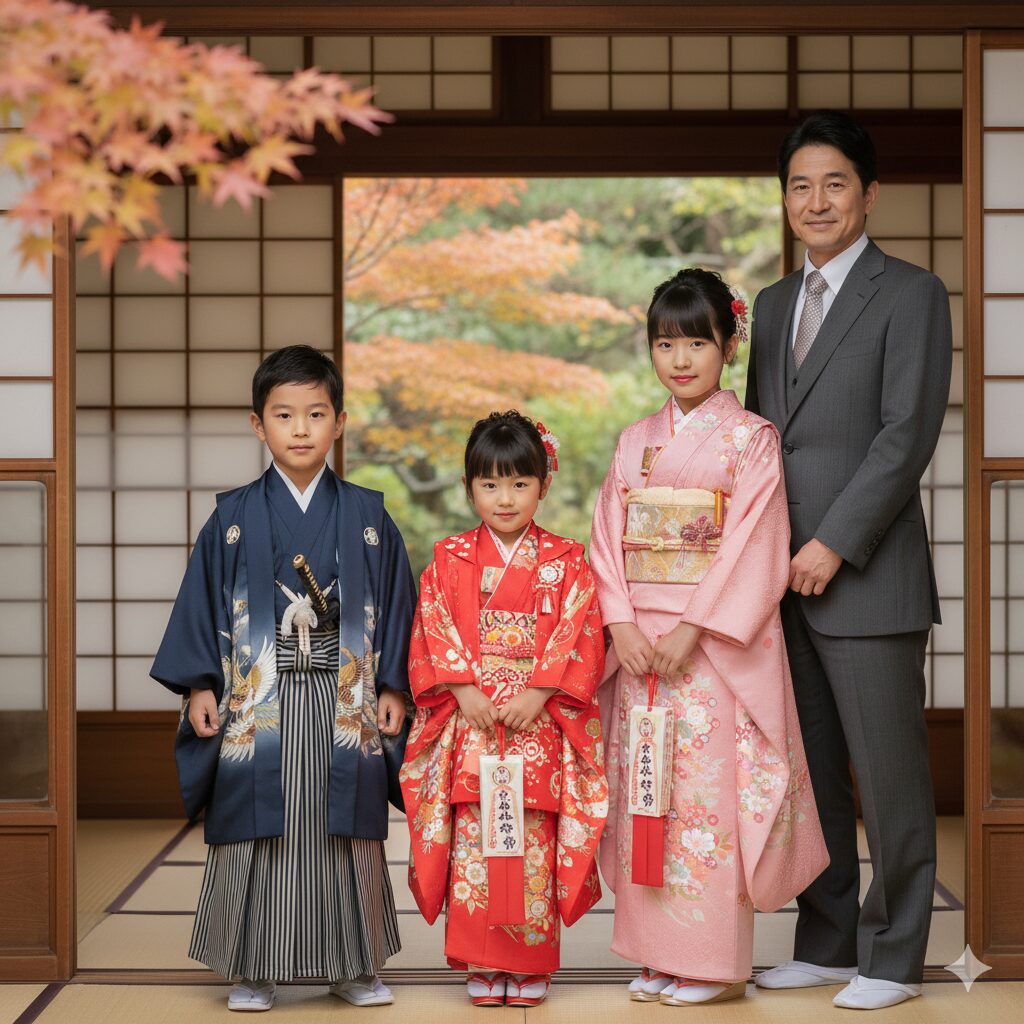 男の子と女の子の祝う年齢の違い