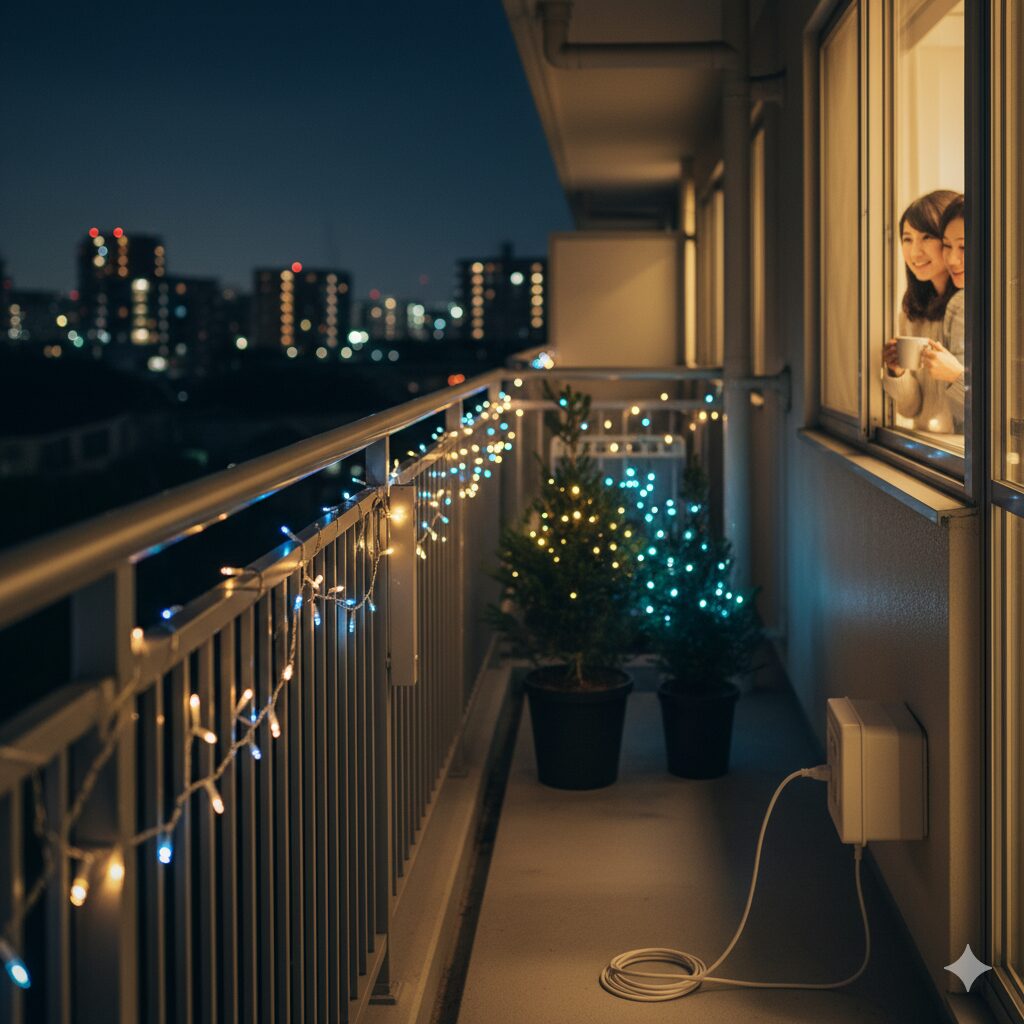 イルミネーションをいつから飾るか決めた後の注意点