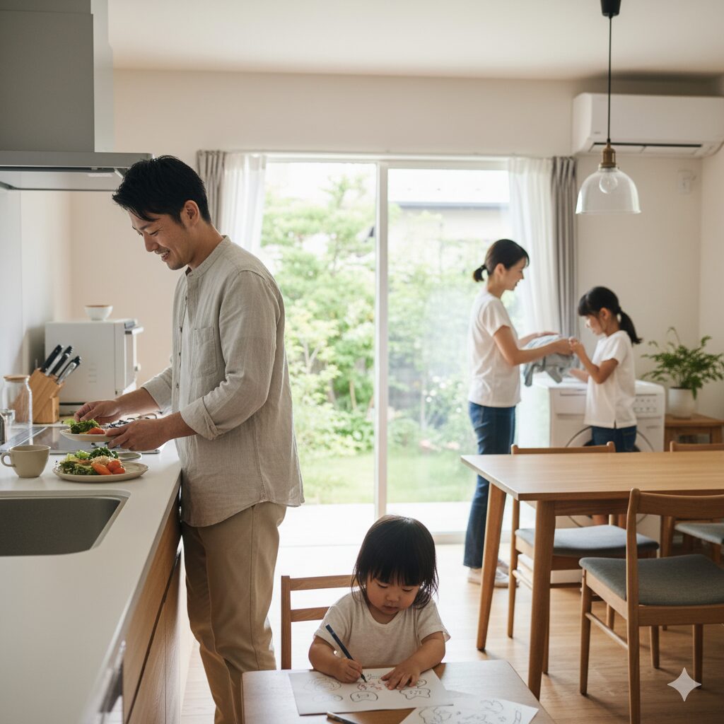 現代の勤労とは。家事や育児も含む？