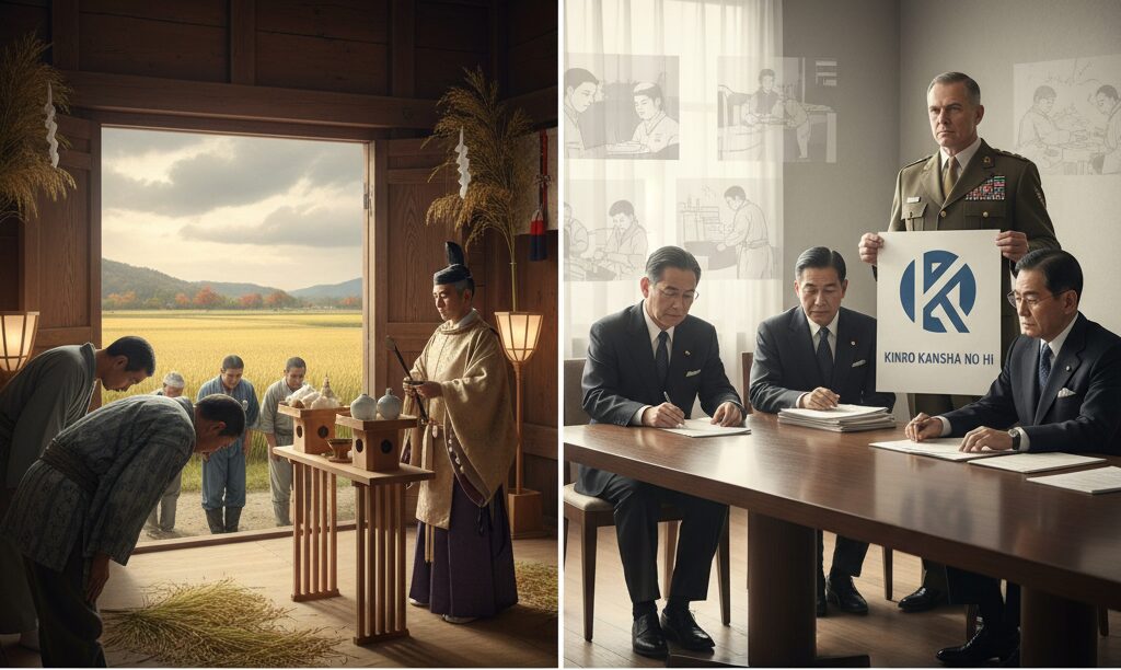 起源は新嘗祭。GHQとの関係とは