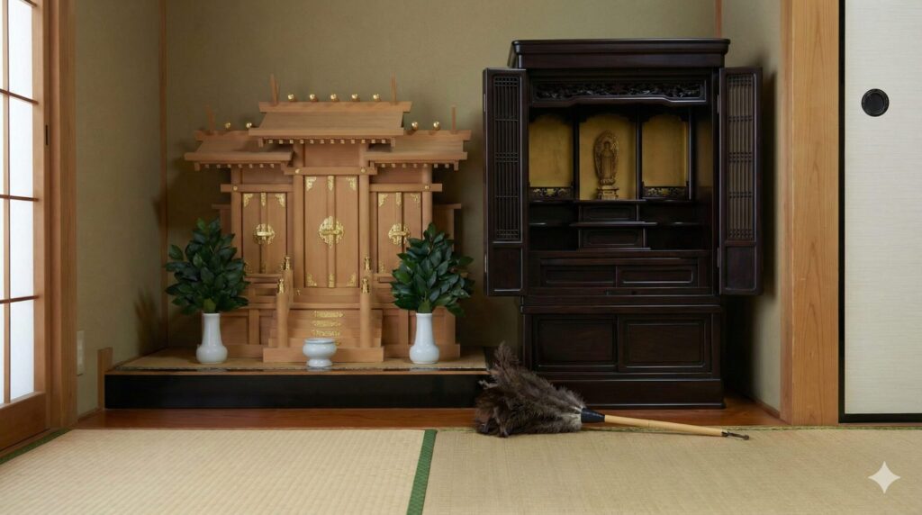 神棚や仏壇の掃除に関するタブー
