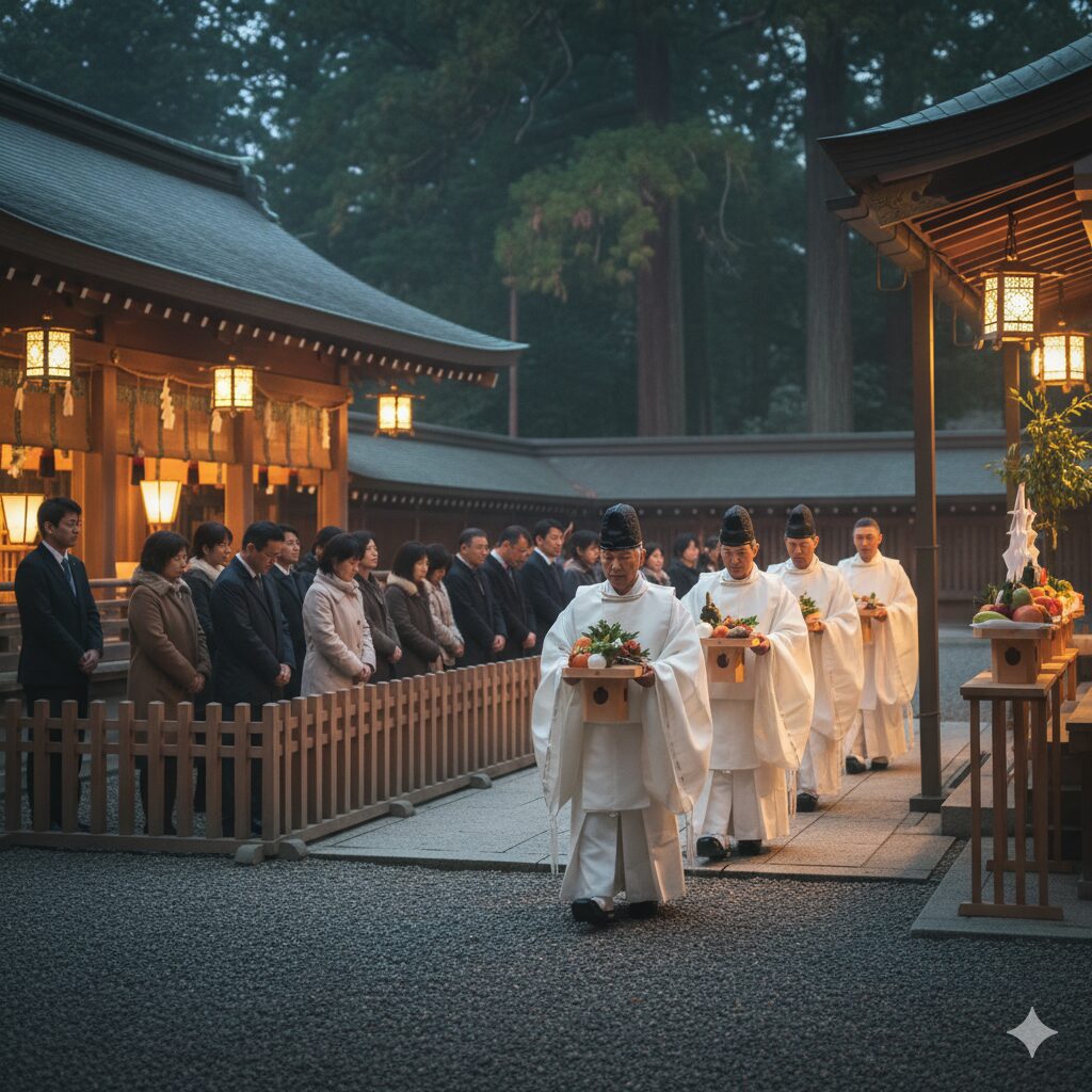 伊勢神宮などで続く新嘗祭の儀式