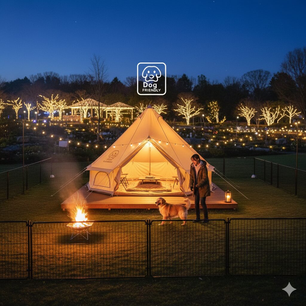 茨城エリアはドッグランやグランピング施設が充実