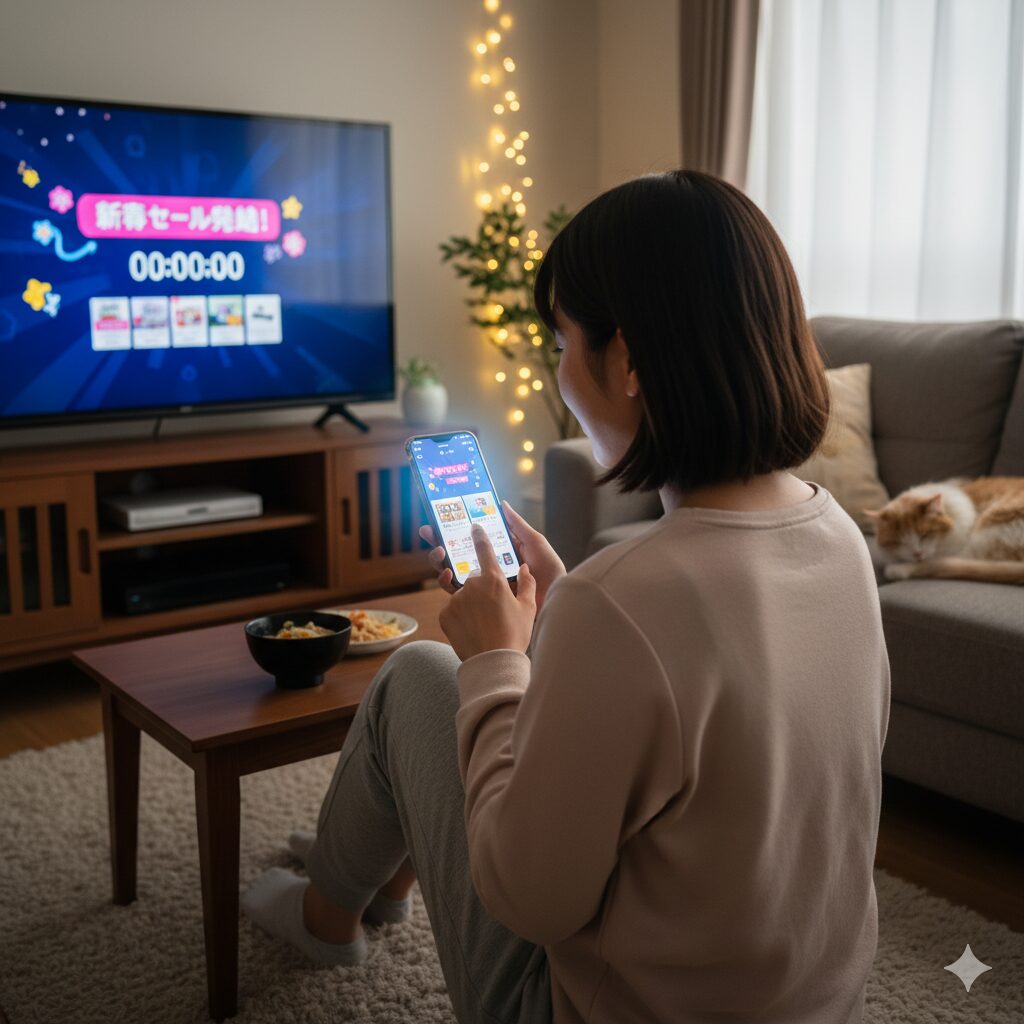 zozotown 大晦日の本番は0時開始