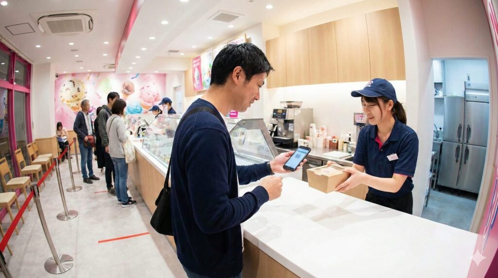 予約なしでの当日購入とモバイルオーダー