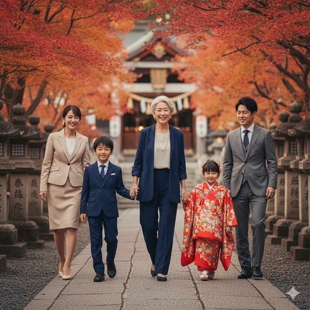 カジュアルな七五三で祖母が着る服装、ワンピース以外の選択肢