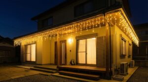 イルミネーションのつららの付け方！壁を傷つけず簡単に飾るコツ