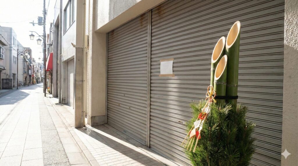 元旦は休み?年始の営業日