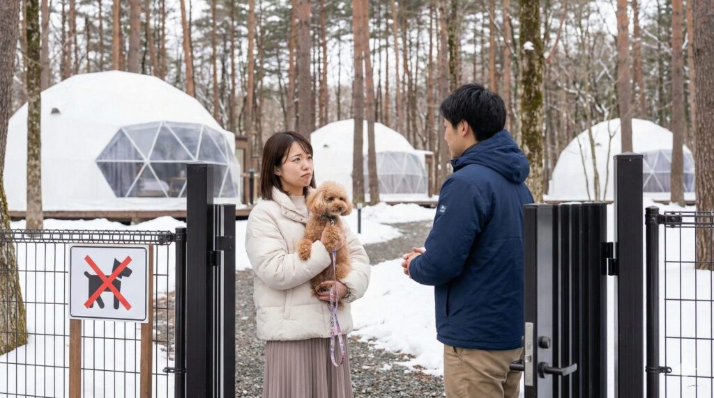 るり渓のグランピングは犬と宿泊不可の真実