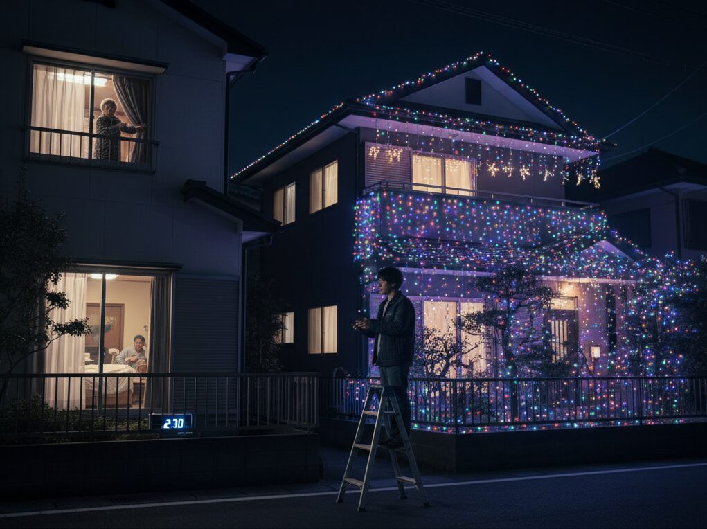 イルミネーション、マナー違反になる時間は?