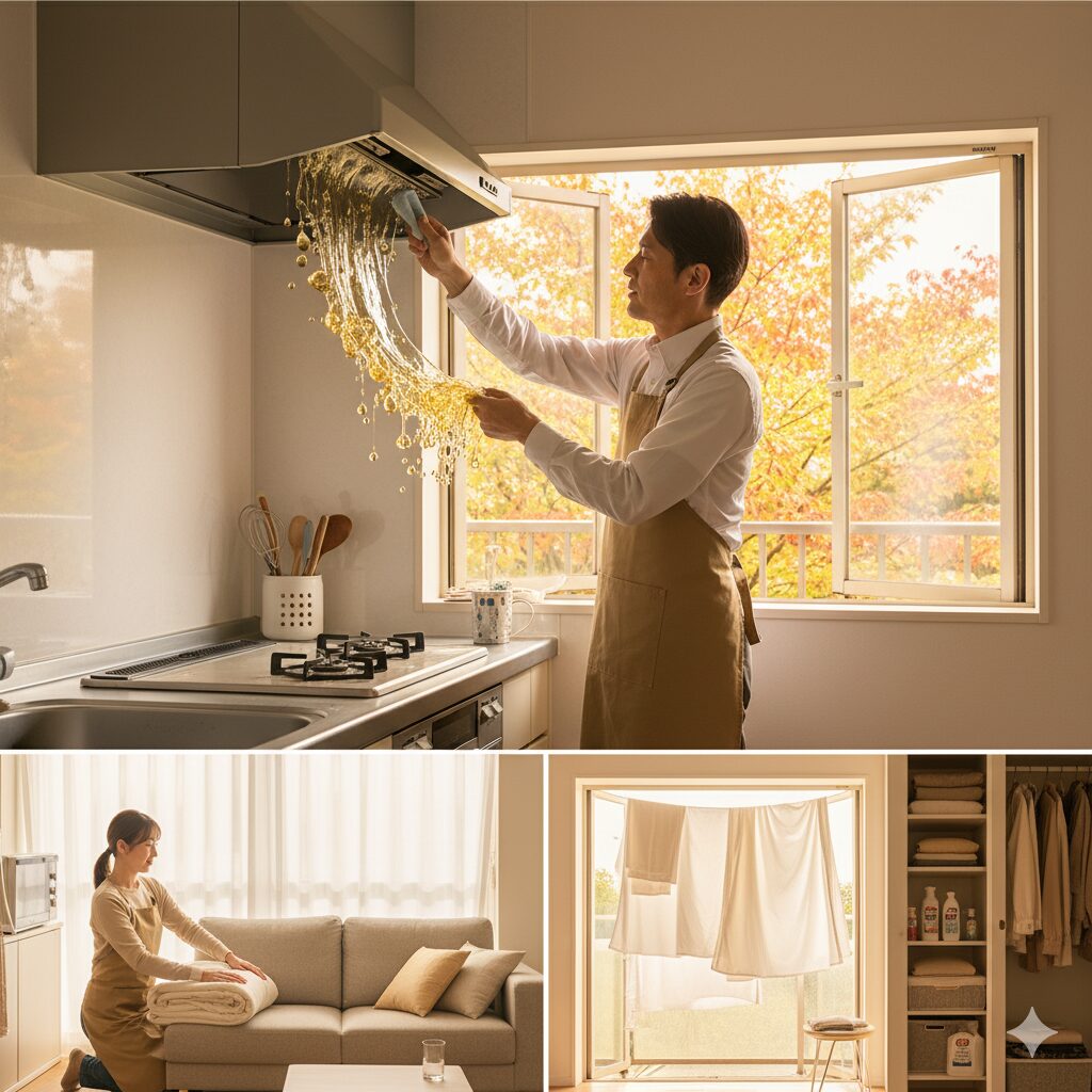 秋の大掃除のメリットとコツ