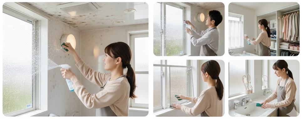 春の大掃除がカビ予防になる理由