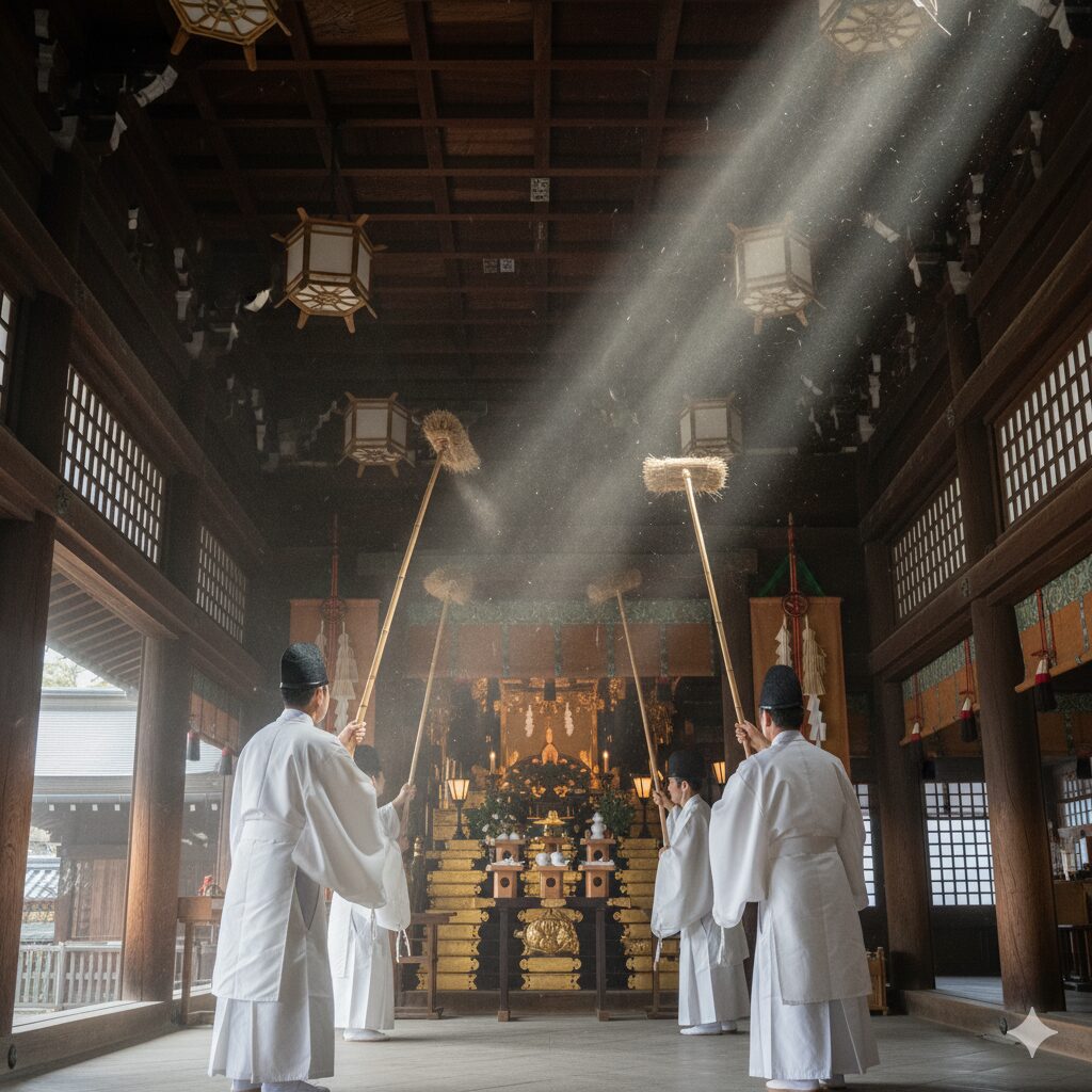 大掃除の本来の意味と由来「煤払い」