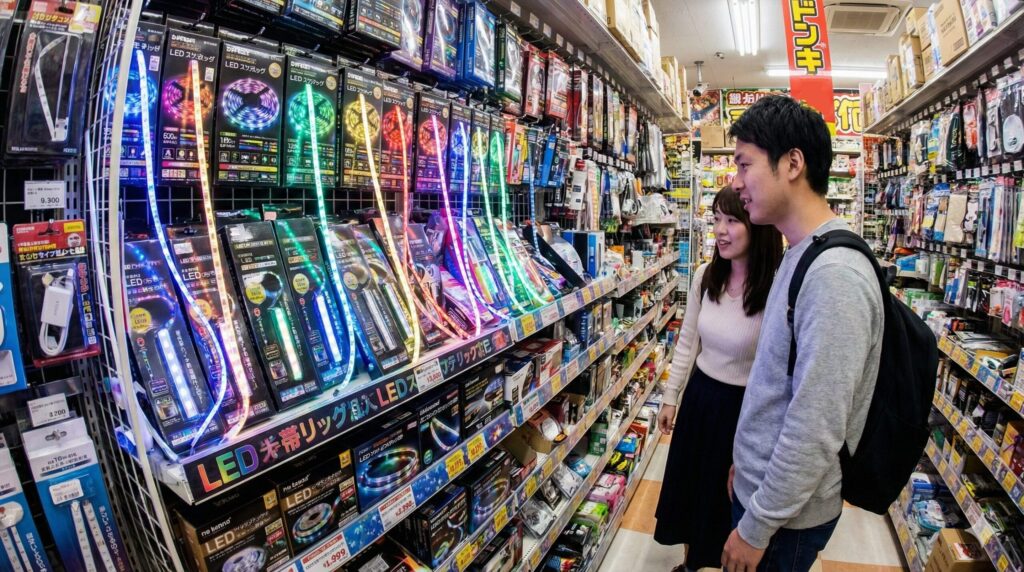 ドンキのLEDイルミネーションテープの特徴と売り場解説