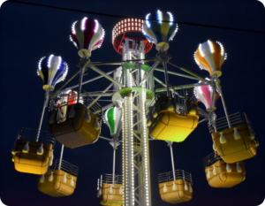 ぐらんぱる公園イルミネーションの乗り物！料金や雨対策も解説