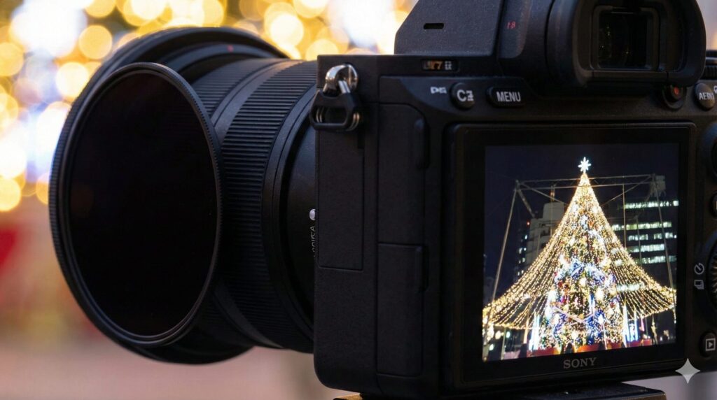 イルミネーション撮影で回折現象を回避する方法