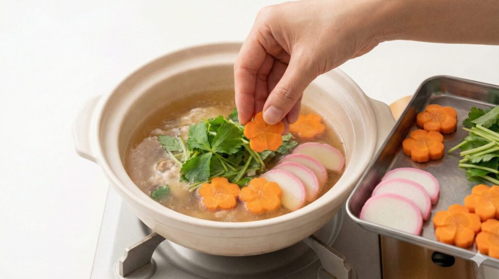 手抜きに見せない具材と煮る手順