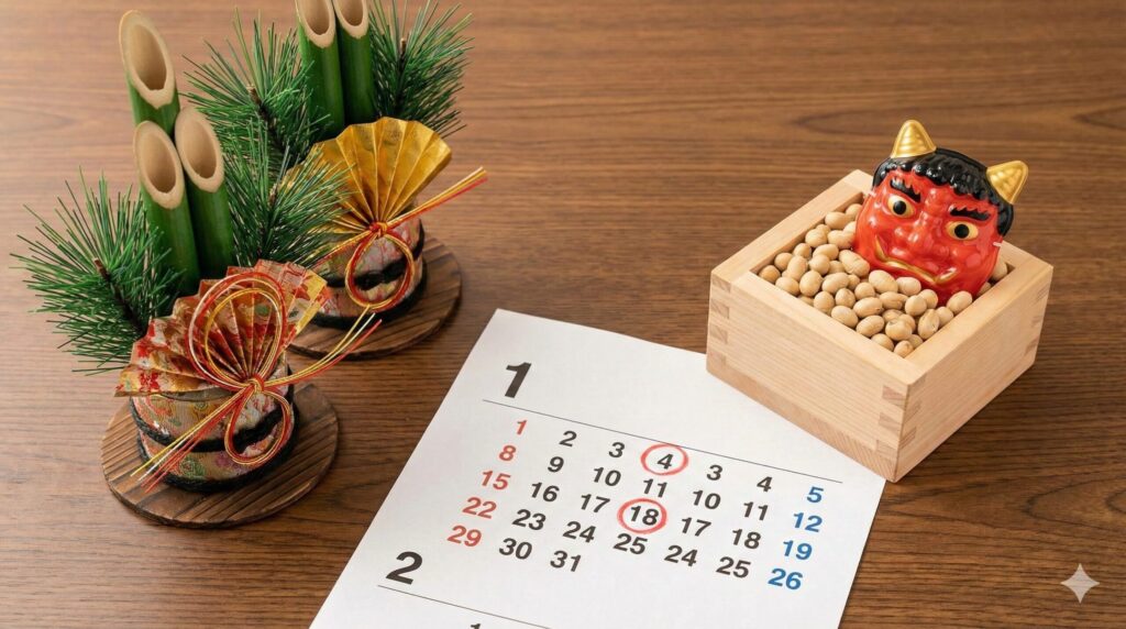 松の内や節分までの参拝スケジュール