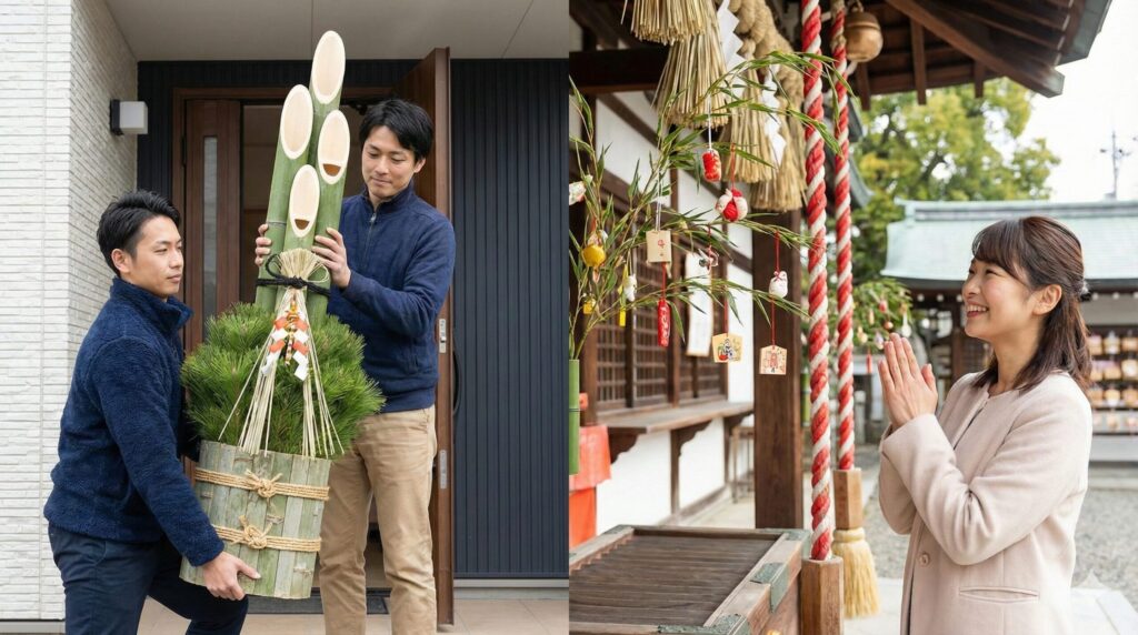 関西と関東で違う初詣の期間
