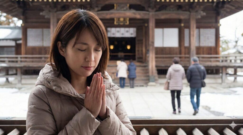 拍手は打たない？神社との違い