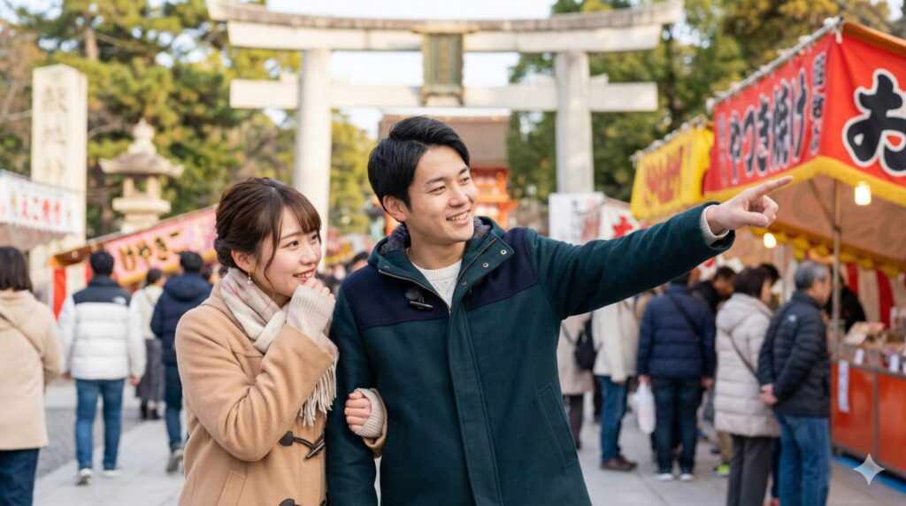 2回目のデートで初詣に行く脈あり心理と誘い方