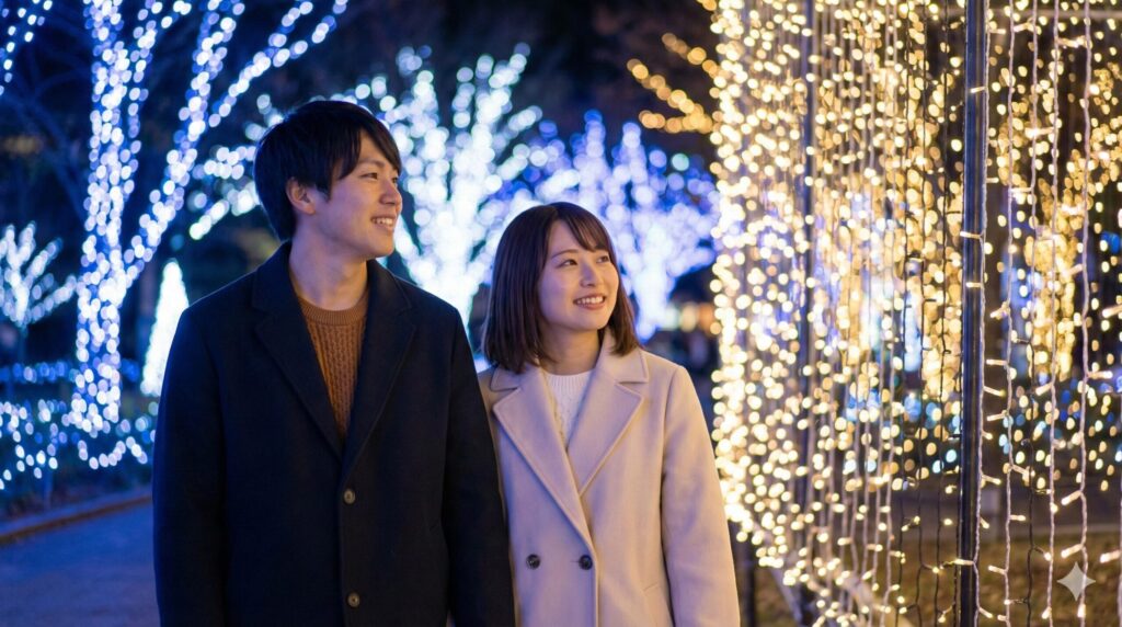 イルミネーションとご飯の順番ごとの成功ポイント