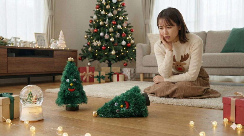 Francfrancの動くクリスマスツリーが故障した時は