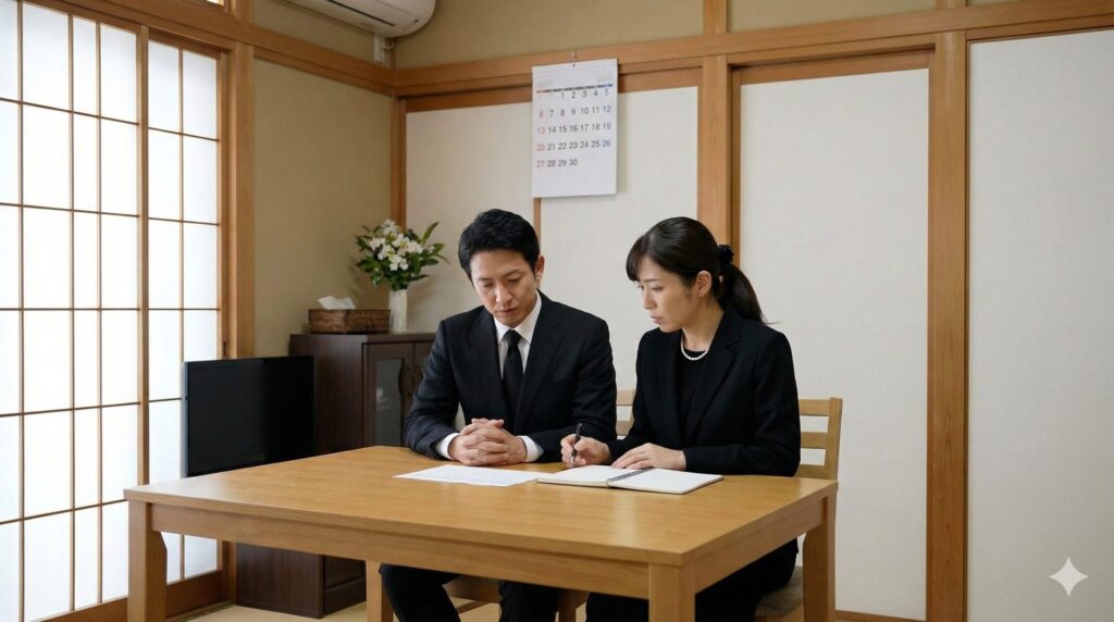 忌中と喪中の違いと期間の計算方法