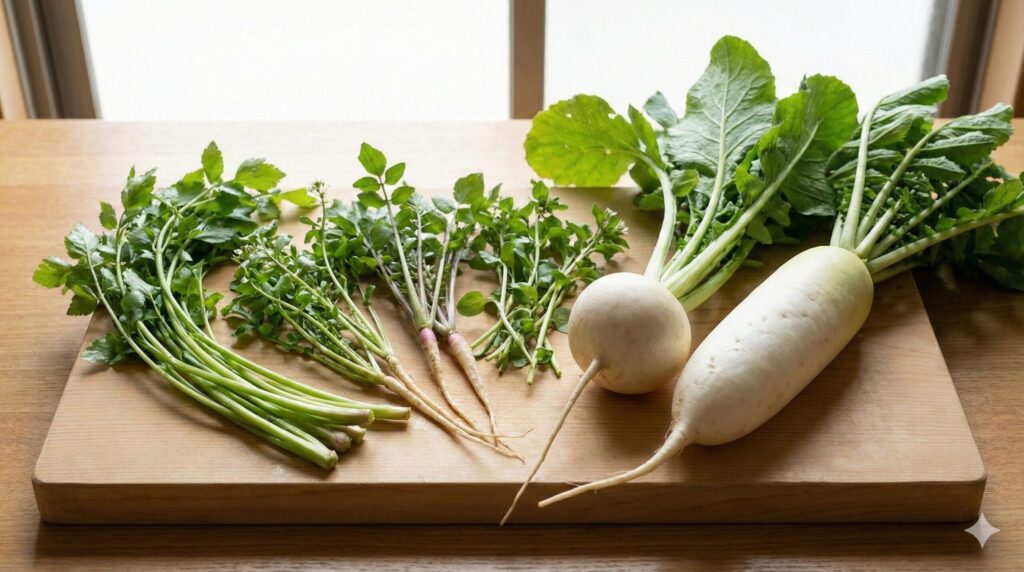 春の七草の種類と赤ちゃんが食べられる部位