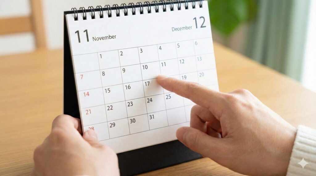 予約期間はいつからいつまで？