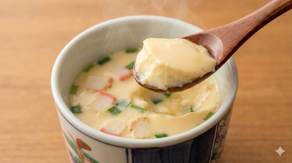 茶碗蒸しに大変身！残ったスープの再利用術