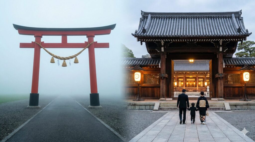 神社は避けてお寺へ参拝する理由