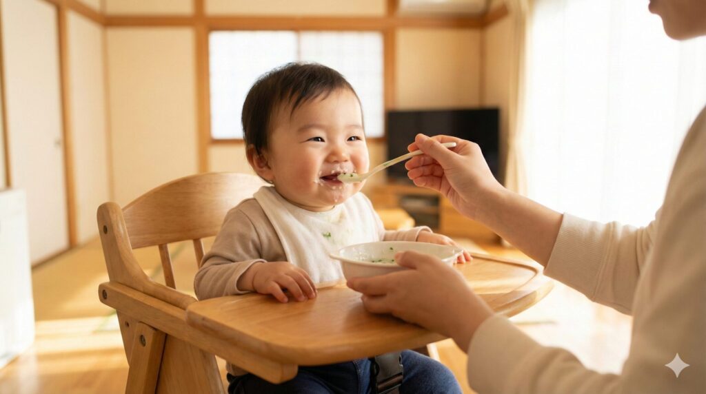 生後11ヶ月の赤ちゃんも喜ぶ七草粥のレシピ