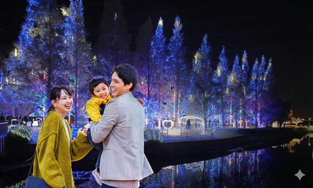 かわちイルミネーションにボートはない?水面の絶景を解説