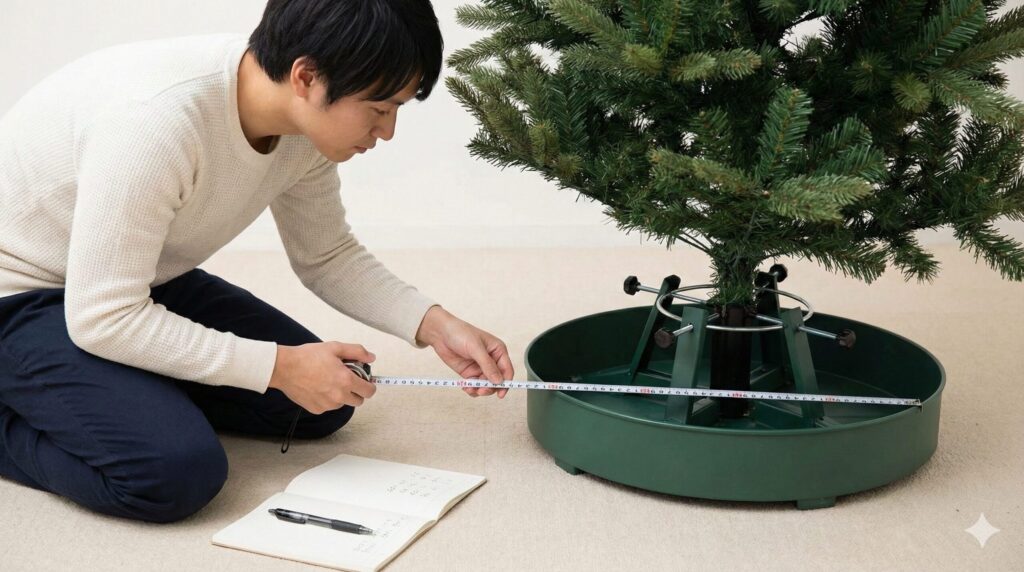 アルザスやニトリなどツリーのサイズを確認する