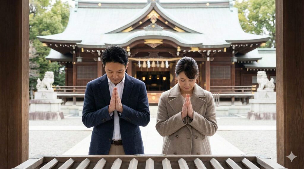 参拝時の服装は平服で清潔感を意識