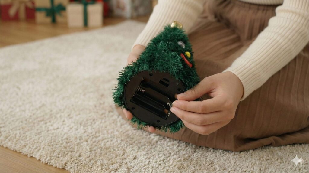 電池交換の際はプラスマイナスの向きに注意