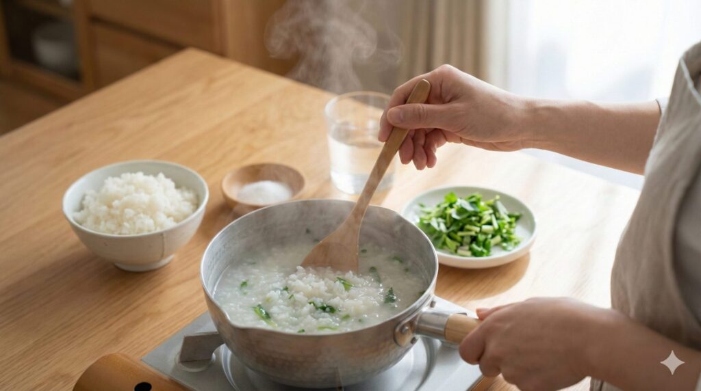 失敗しない!ご飯から七草粥を作る基本手順