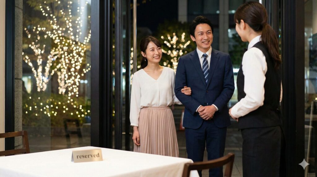 イルミネーション鑑賞後のレストラン予約の裏技