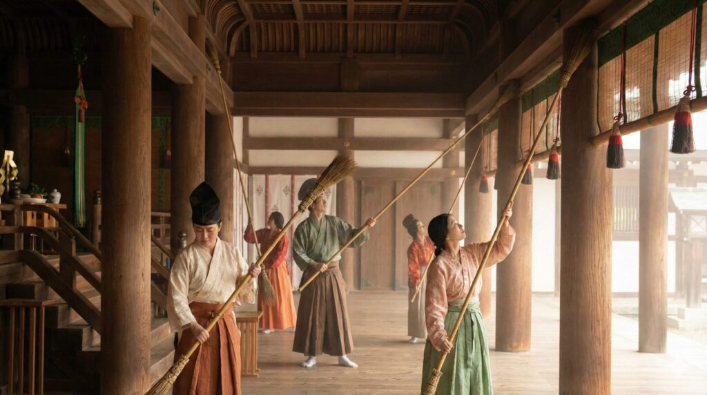 平安時代に遡る煤払いと年神様を迎える本来の意味