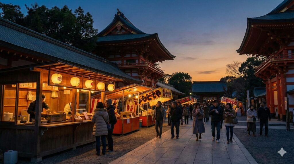 屋台はいつまで出ている？期間の目安