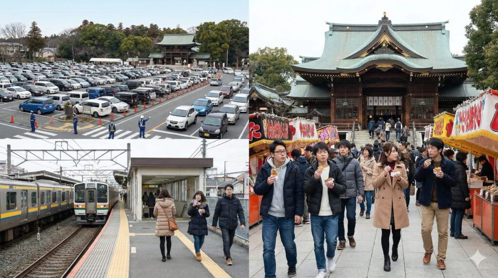 駐車場やアクセスと屋台巡りのコツ