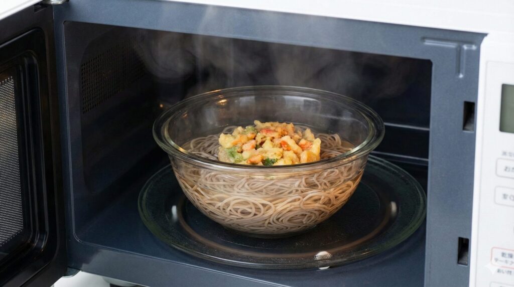 【レンチン】10分どん兵衛で生麺食感を再現する方法